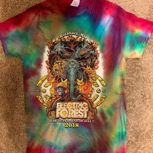 Electric forest merchandise t shirt
